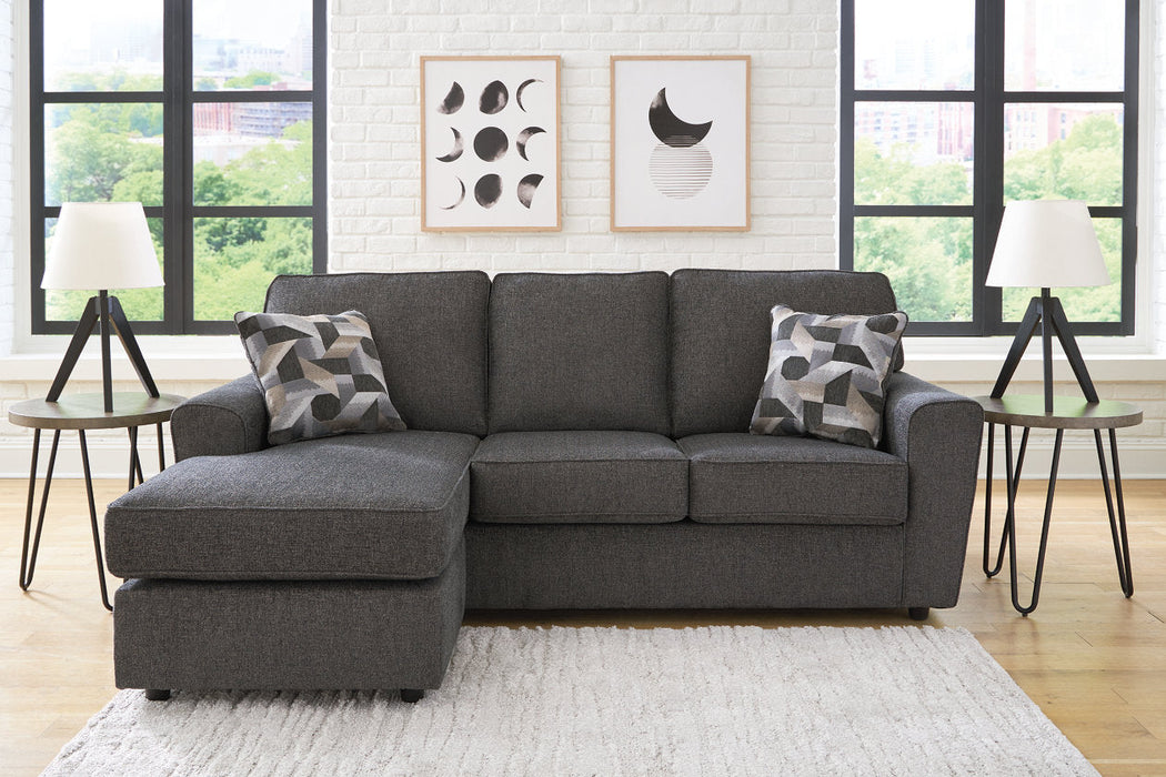 Cascilla Slate Sofa Chaise and Chair -  Ashley - Luna Furniture