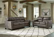 Navi Smoke Living Room Set - Luna Furniture