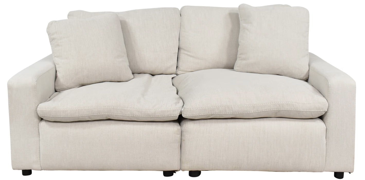 Savesto Ivory 2-Piece Modular Sofa