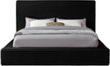 Dexter Corduroy Full Bed in Black - DexterBlack-F