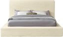 Dexter Corduroy Full Bed in Cream - DexterCream-F