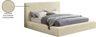 Dexter Corduroy Full Bed in Cream - DexterCream-F