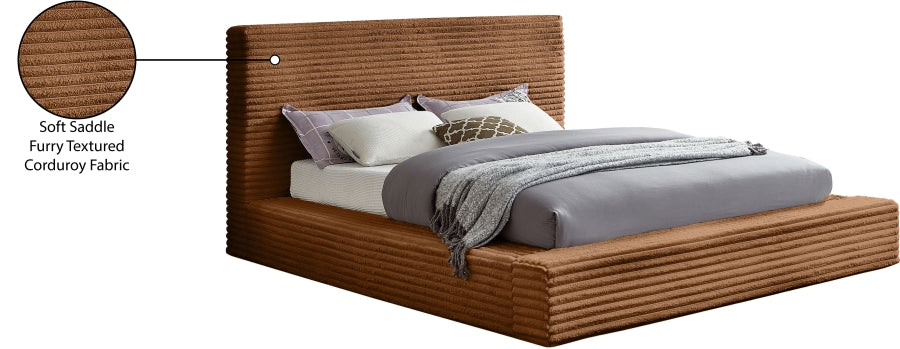 Dexter Corduroy Queen Bed in Saddle - DexterSaddle-Q