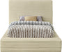 Dexter Corduroy Twin Bed in Cream - DexterCream-T