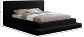 Drew Corduroy Full Bed (3 Boxes) in Black - DrewBlack-F