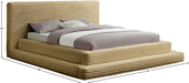 Drew Corduroy Full Bed (3 Boxes) in Camel - DrewCamel-F