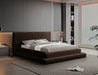 Drew Corduroy King Bed (3 Boxes) in Brown - DrewBrown-K