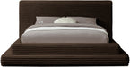 Drew Corduroy Queen Bed (3 Boxes) in Brown - DrewBrown-Q