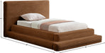 Drew Corduroy Twin Bed (3 Boxes) in Saddle - DrewSaddle-T