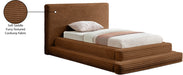 Drew Corduroy Twin Bed (3 Boxes) in Saddle - DrewSaddle-T