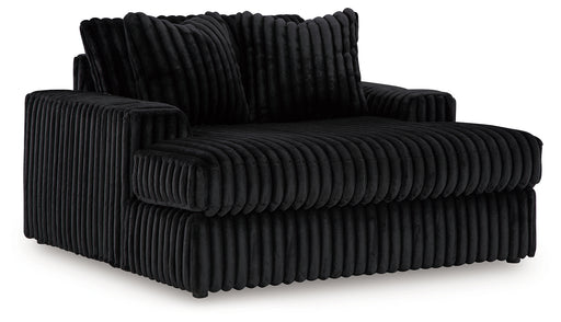 Midnight-Madness Onyx Oversized Chaise - 9810315