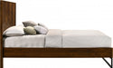 Reed Wood Queen Bed (3 Boxes) in Brown - Reed-Q