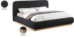 Rigby Boucle Fabric King Bed Black - B1275Black-K