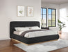 Rigby Boucle Fabric King Bed Black - B1275Black-K