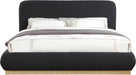 Rigby Boucle Fabric King Bed Black - B1275Black-K