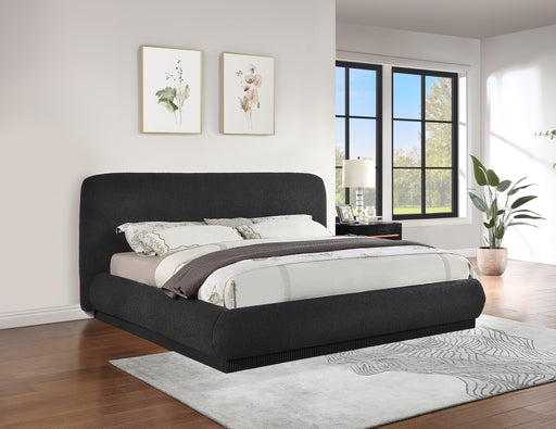 Rigby Boucle Fabric King Bed Black - B1276Black-K