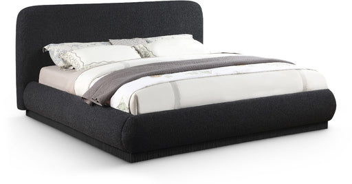 Rigby Boucle Fabric King Bed Black - B1276Black-K