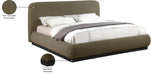 Rigby Boucle Fabric King Bed Olive - B1276Olive-K