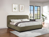 Rigby Boucle Fabric King Bed Olive - B1276Olive-K