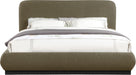 Rigby Boucle Fabric King Bed Olive - B1276Olive-K