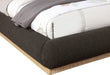 Rigby Boucle Fabric Queen Bed Brown - B1275Brown-Q