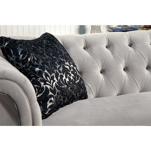 Rotterdam Warm Gray/Black/Silver Sectional - SM2261-PK