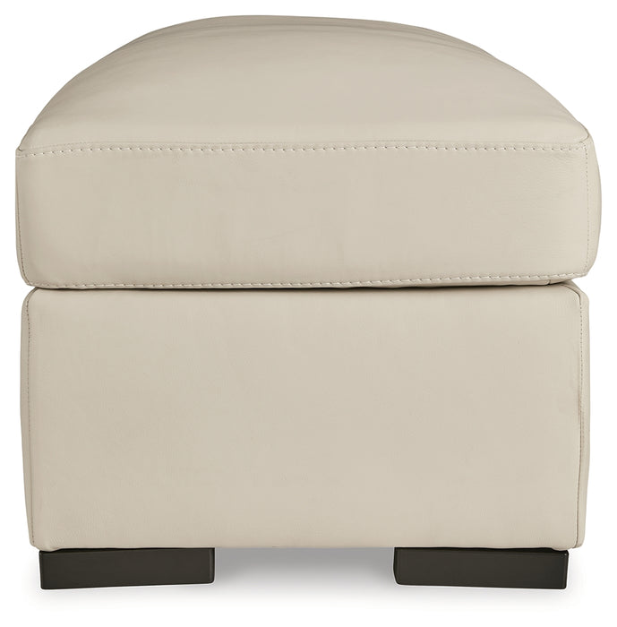 Tresure Trove Almond Ottoman - 1930414