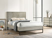 Weston Wood Queen Bed (3 Boxes) in Grey - Weston-Q