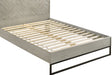 Weston Wood Queen Bed (3 Boxes) in Grey - Weston-Q