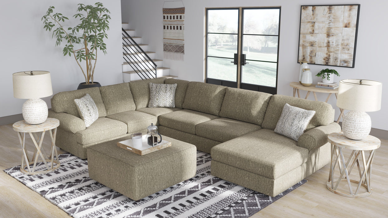 Hoylake Chocolate RAF Sectional -  - Luna Furniture