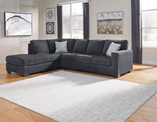 Altari Slate LAF Full Sleeper Sectional - Luna Furniture