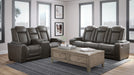 Hyllmont Gray Power Reclining Living Room Set - Luna Furniture