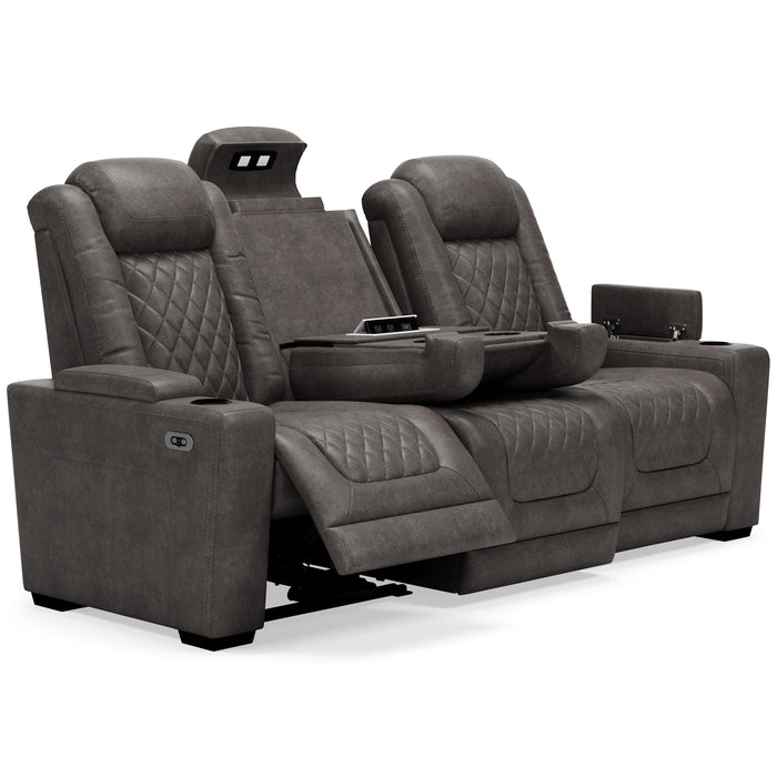 Hyllmont Gray Power Reclining Living Room Set - Luna Furniture