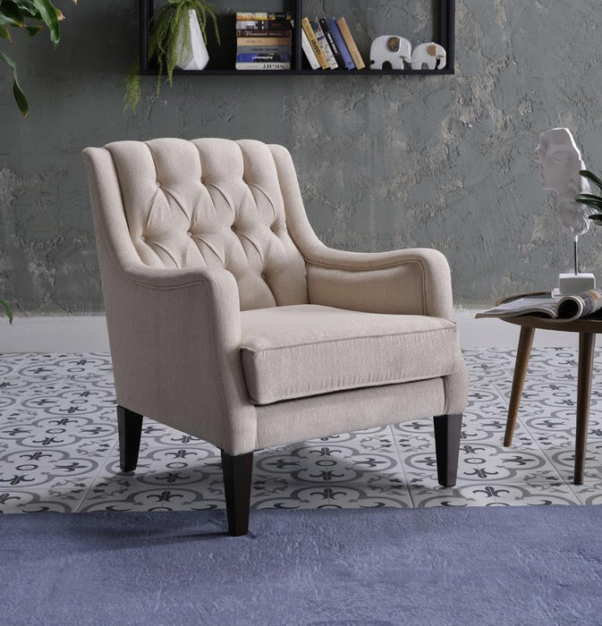 Pearle Accent Armchair (Pearle Cream)
