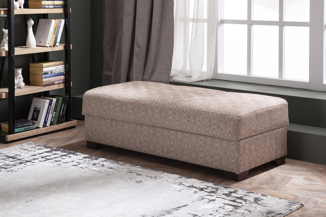 Tahoe Storage Ottoman (Carrie Sw Brown 260)