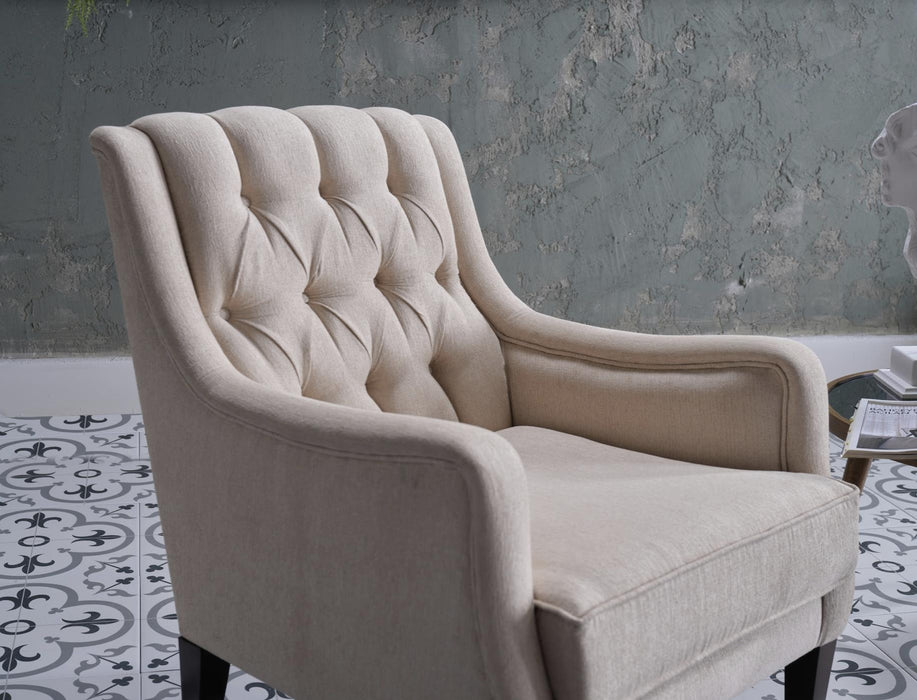 Pearle Accent Armchair (Pearle Cream)