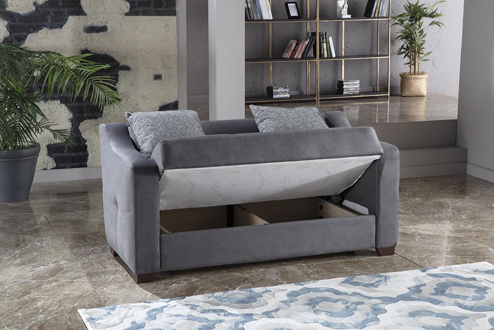 Tahoe Love Seat (Melson Dark Gray)