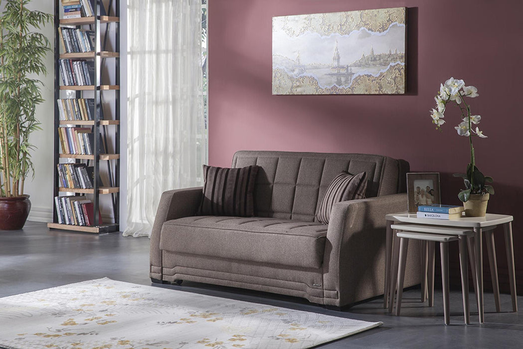 Valerie Love Seat (Redeyef Brown)