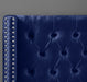 Aiden Velvet Full Bed Blue - AidenNavy-F