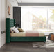 Aiden Velvet King Bed Green - AidenGreen-K