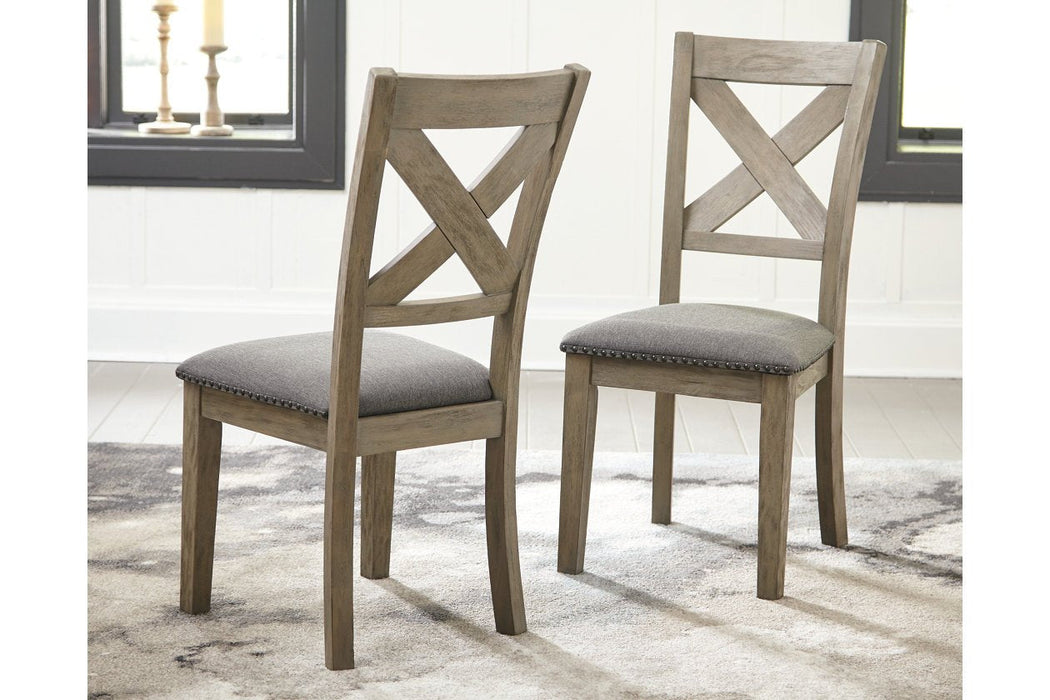 Gray dining chairs discount set of 2