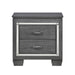 Allura Gray LED Nightstand - 1916GY-4 - Gate Furniture