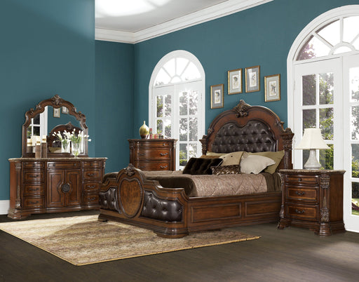 Antoinetta Cherry King Panel Bed - 1919-K - Gate Furniture