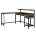 Arlenbry Gray Home Office L-Desk with Storage - H275-24 - Gate Furniture
