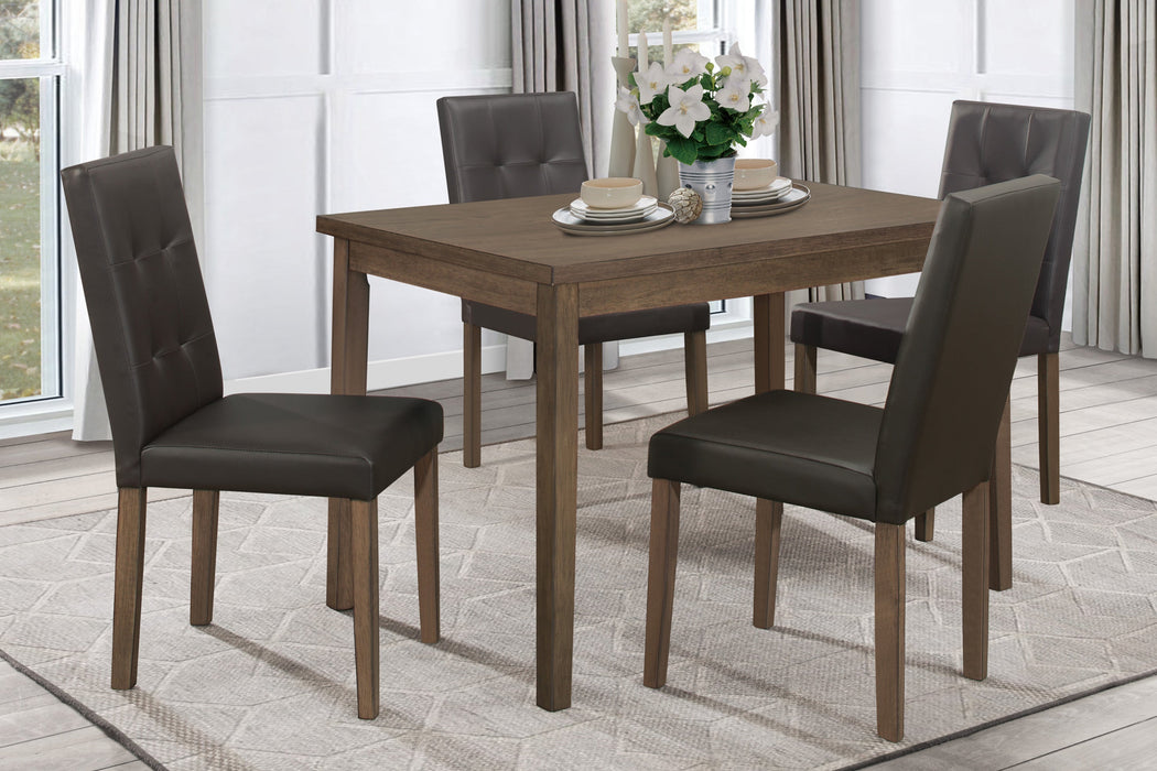 Ahmet Brown Dining Set