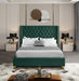 Barolo Velvet King Bed Green - BaroloGreen-K