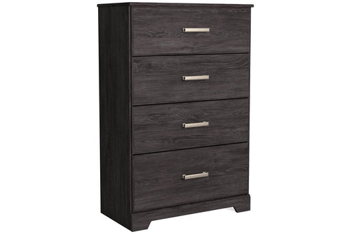 Belachime Black Chest of Drawers - B2589-44 - Gate Furniture