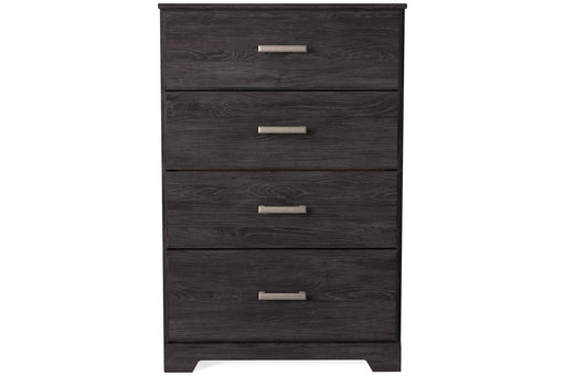 Belachime Black Chest of Drawers - B2589-44 - Gate Furniture