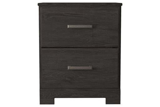 Belachime Black Nightstand - B2589-92 - Gate Furniture