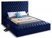 Bliss Velvet Full Bed (3 Boxes) Blue - BlissNavy-F